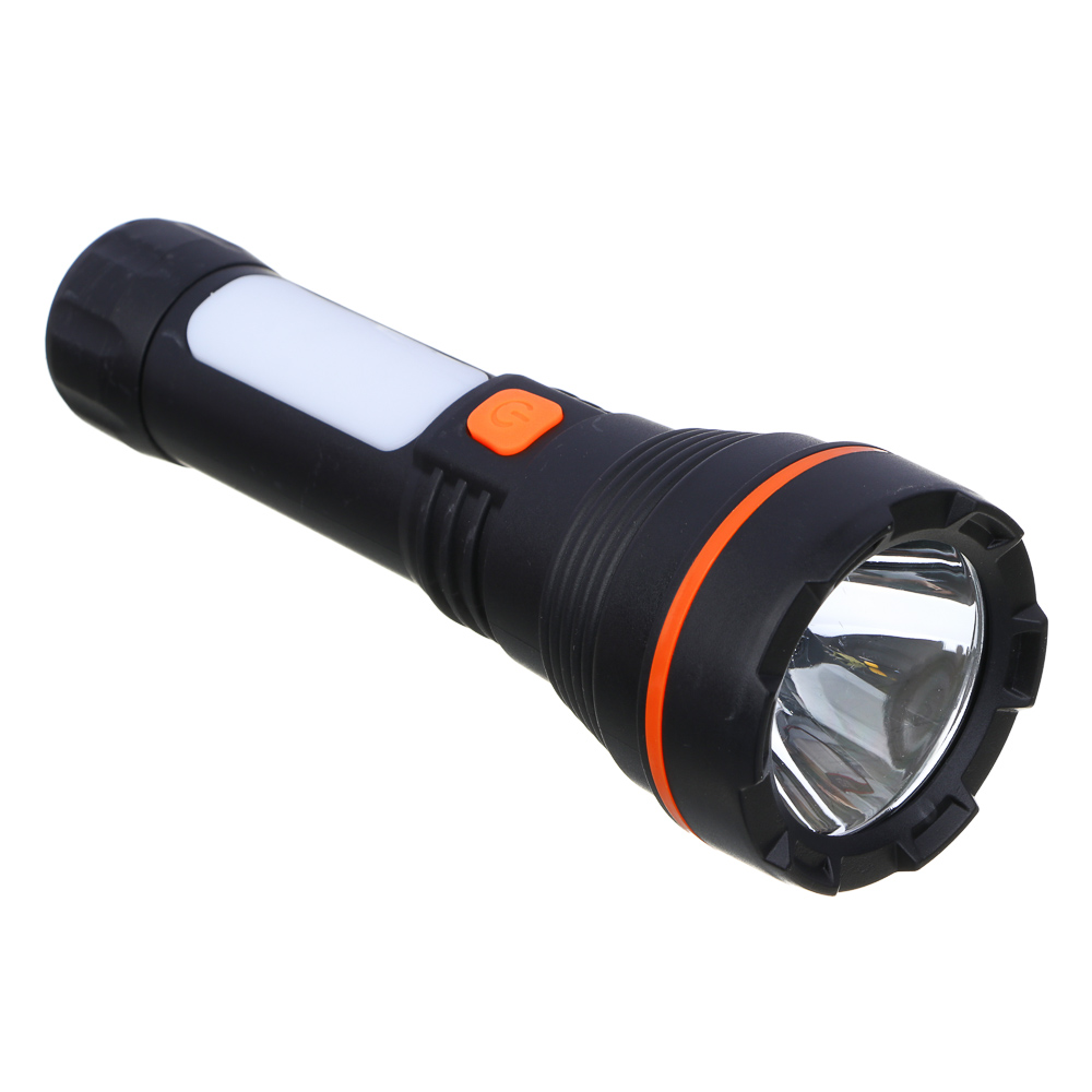 ЕРМАК Фонарь рабочий, XPE+7LED, 4 режима, 600мАч, пластик, 165х55х55 мм, зарядка USB - #1