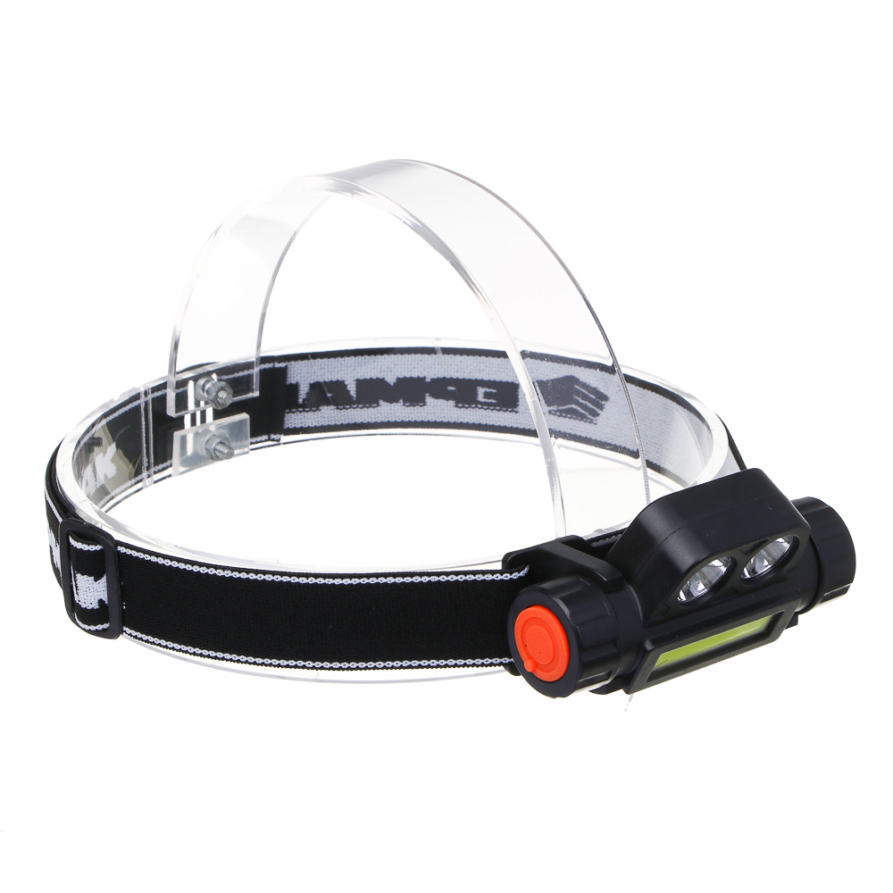 ЕРМАК Фонарь налобный, COB LED, 2 режима, 800мАч, зарядка USB, пластик, 92х35х45 мм - #5