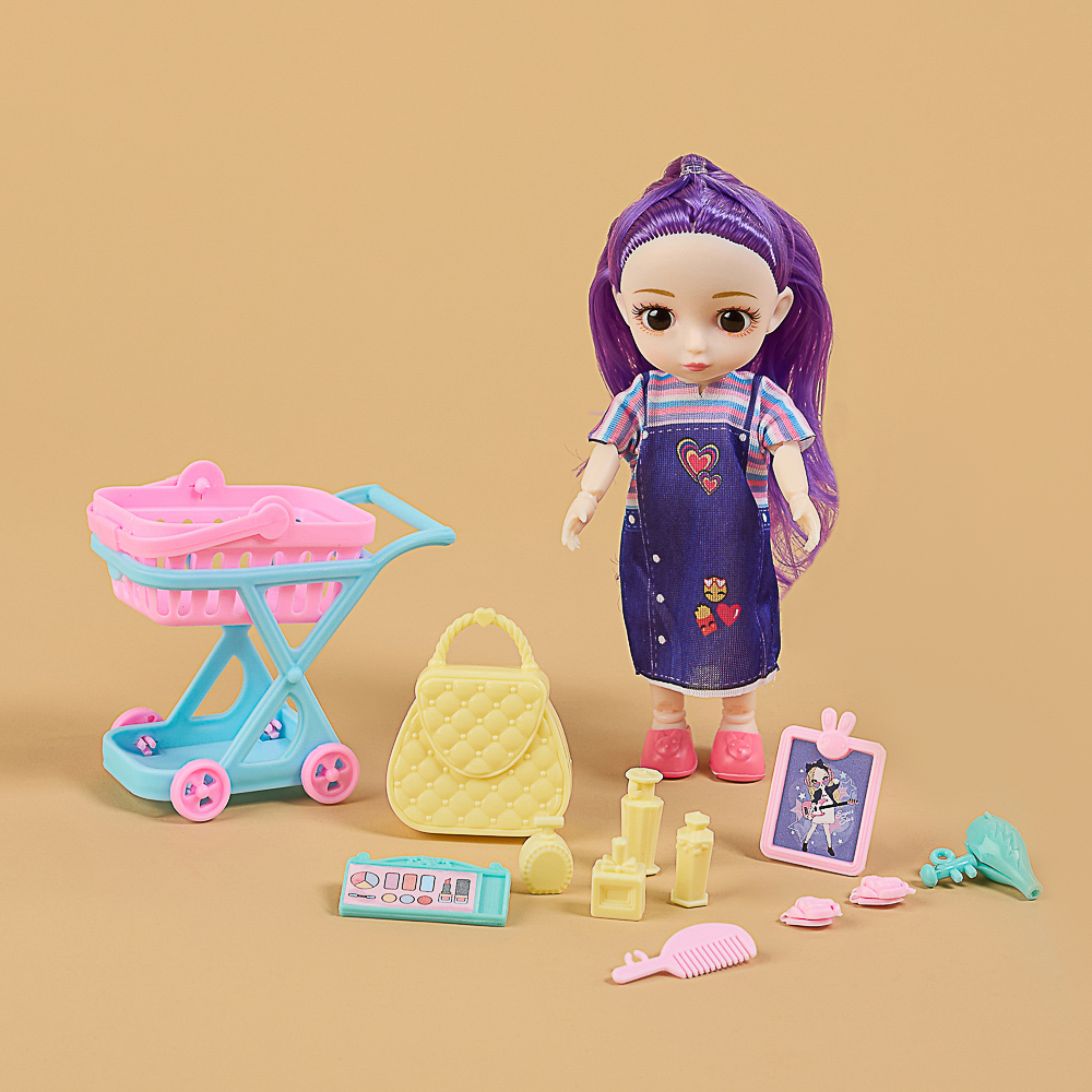 ИГРОЛЕНД Кукла 15 см шарнирная с аксесс. 24х5,3х18,3 см, PP, ABS, PVC - #11