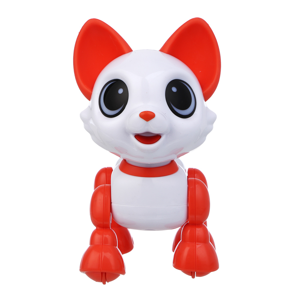 ИГРОЛЕНД Игрушка "Интерактивный питомец" котенок, ABS, звук, свет, движ., 2хAAA, 12,5х8х13,5 см - #6