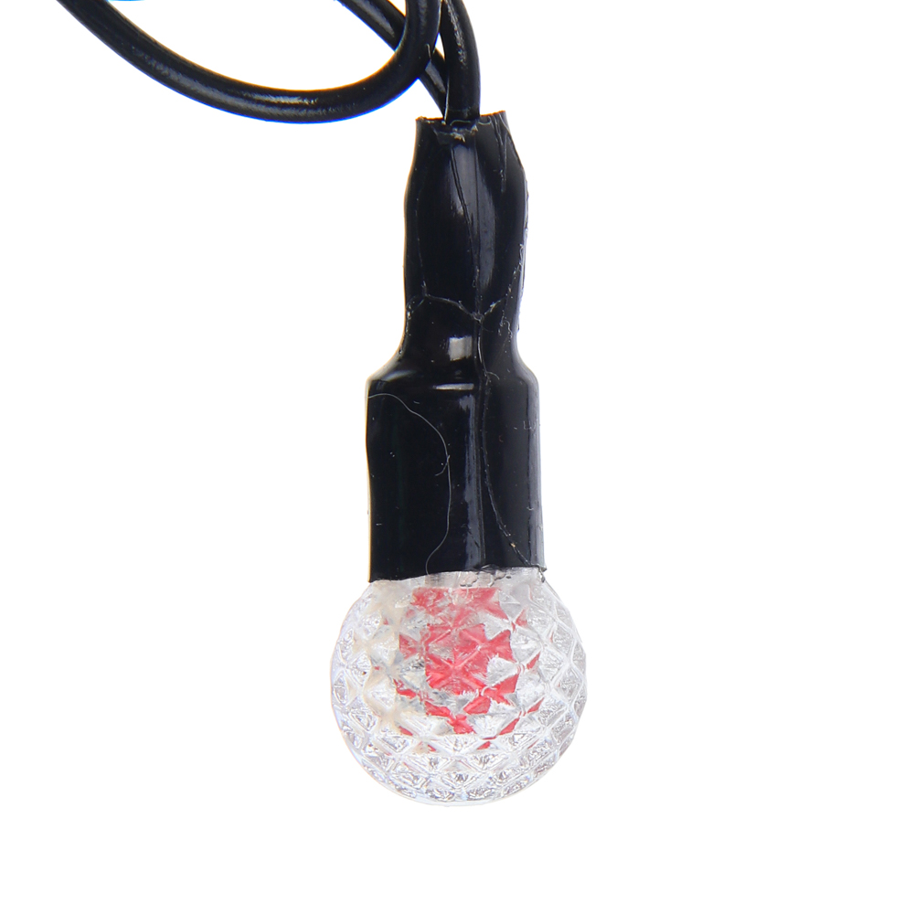 BY Гирлянда эл. вьюн улич, 20м, 160LED, шампань, пост.св., ПВХ зел, коннект, IP54, 220В (24В) - #8