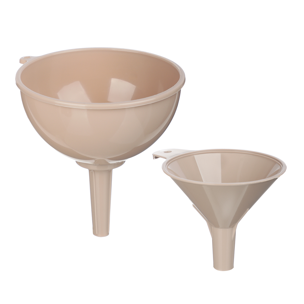 Набор воронок 2шт, d8см + d12см, пластик - #1