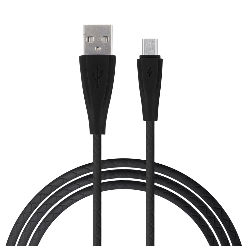 FORZA Кабель для зарядки iP/Micro USB/ Type-C, 100см, пакет, 8 цветов - #1