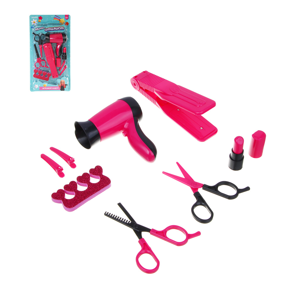 ИГРОЛЕНД Набор игровой профессии мини "Стилист", PP, ABS, 19х5х37см - #1