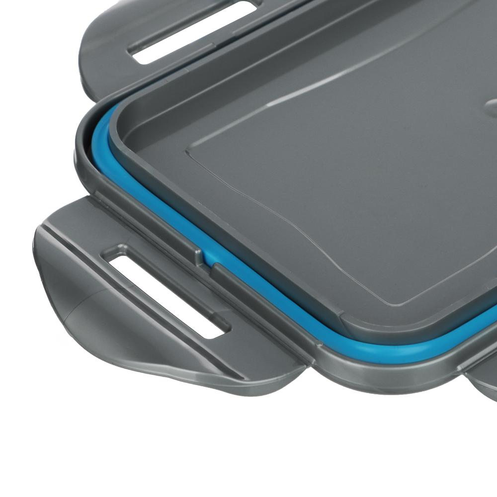 Контейнер герметичный для СВЧ с защелками, 0,5л, 160х110х55мм, пластик - #6