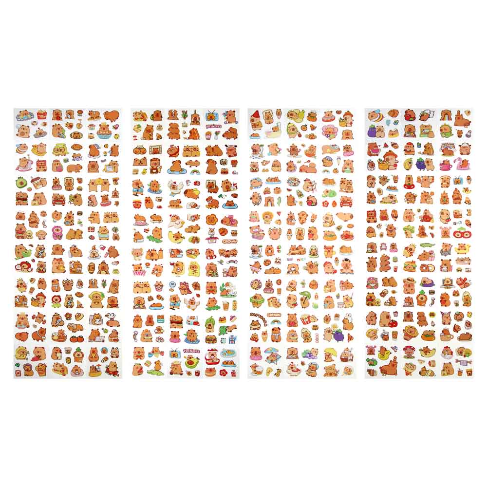 Набор наклеек в коробке 96шт, PET, микс 4 дизайна - #3