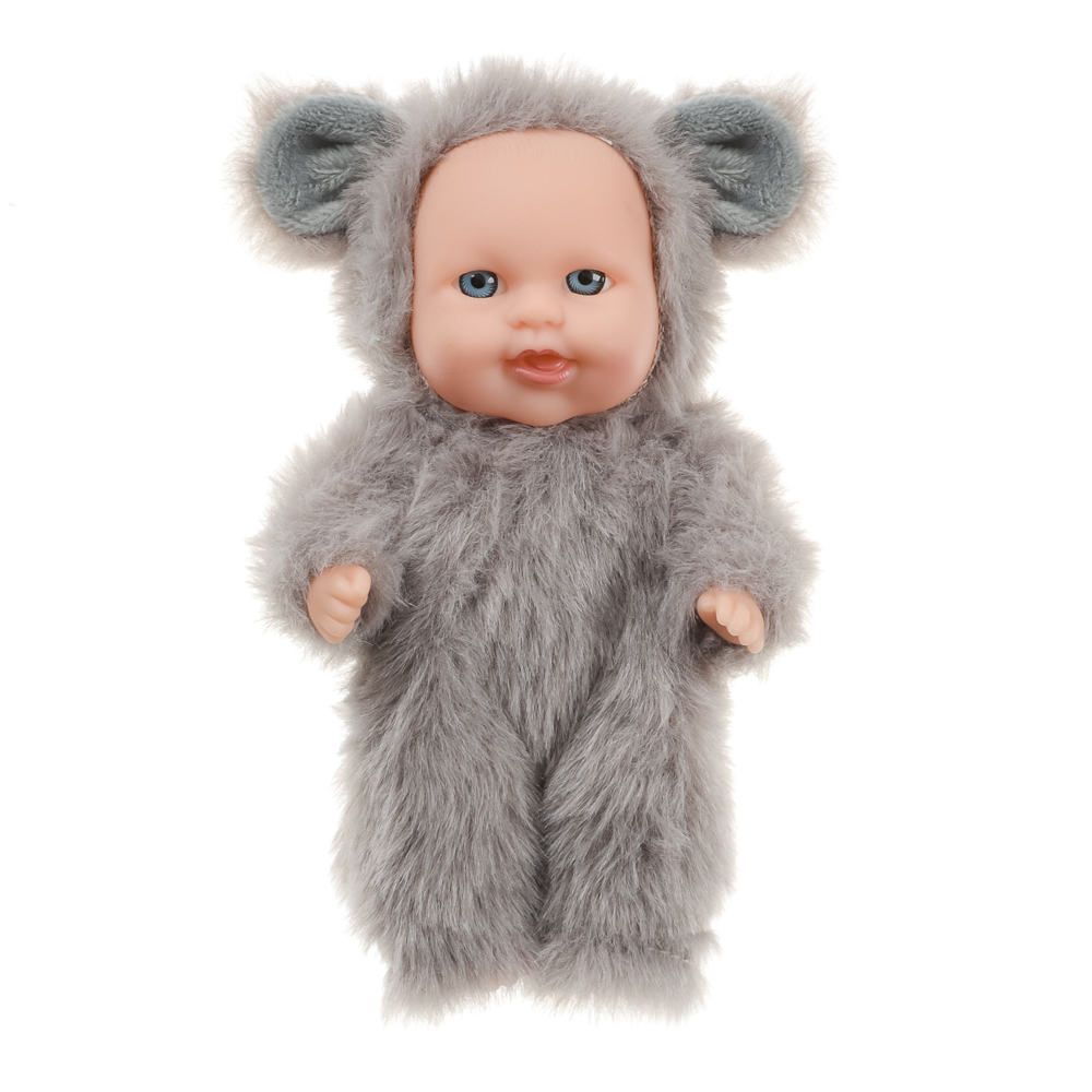 ИГРОЛЕНД Пупс в кигуруми 12 см, PVC, PP, полиэстер, 10,2х5х17 см - #26