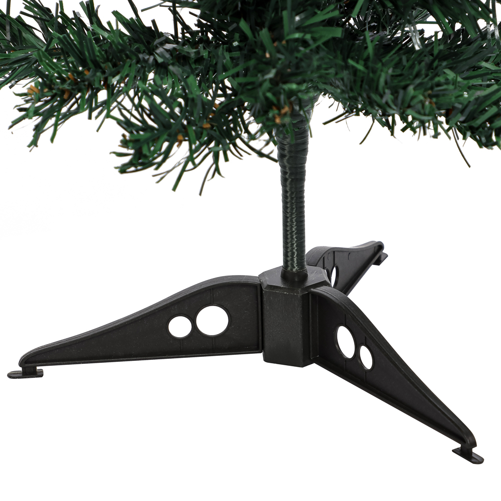 Ель 90см, 80 веток, зеленая, ПВХ, 26-6 - #4