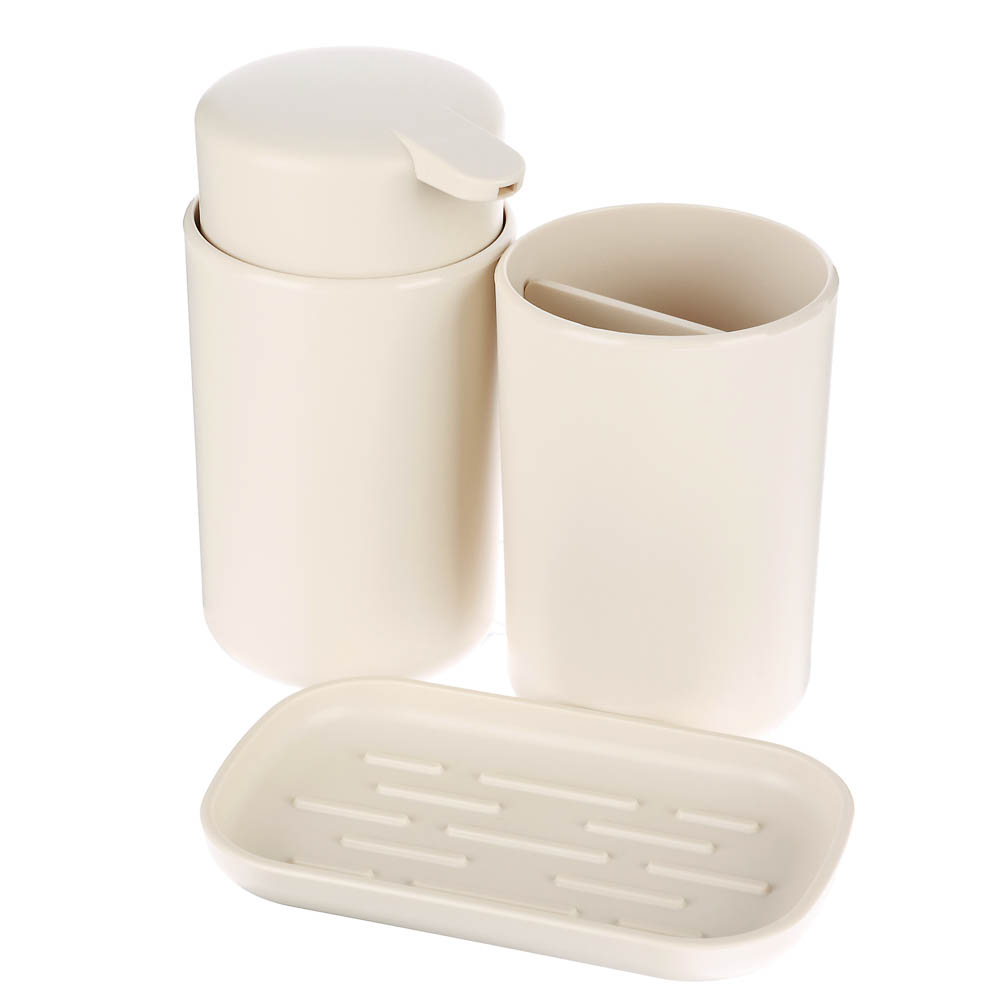 Мыльница Flux, бежевый,7,5х13,5х1,8см - #4