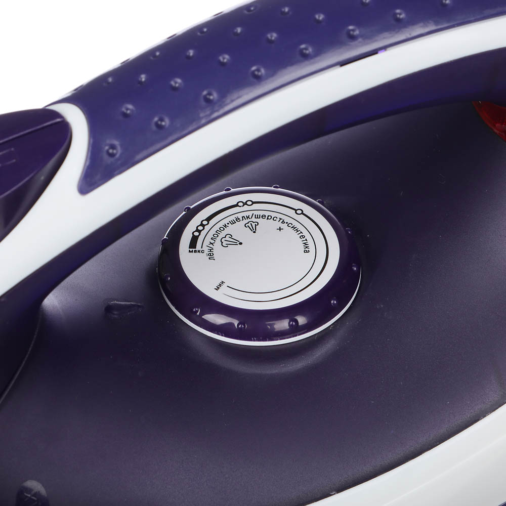 Утюг LEBEN 2200 Вт, подошва керамка, вертикальное отпаривание, фиолетовый - #3