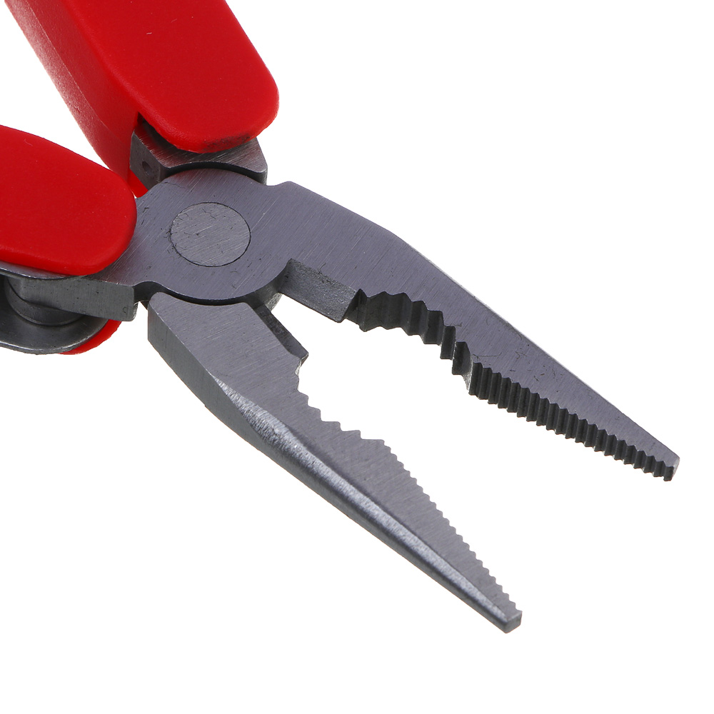 Мультитул многофункциональный тм ЕРМАК, 11 функций, нержавеющая сталь, 10 см, красн. - #5