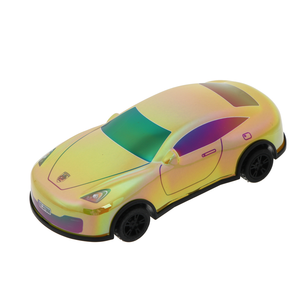 ИГРОЛЕНД Машина инерционная "Спорткар", металл, PP, 12х5,5х4 см, 6 дизайнов - #1