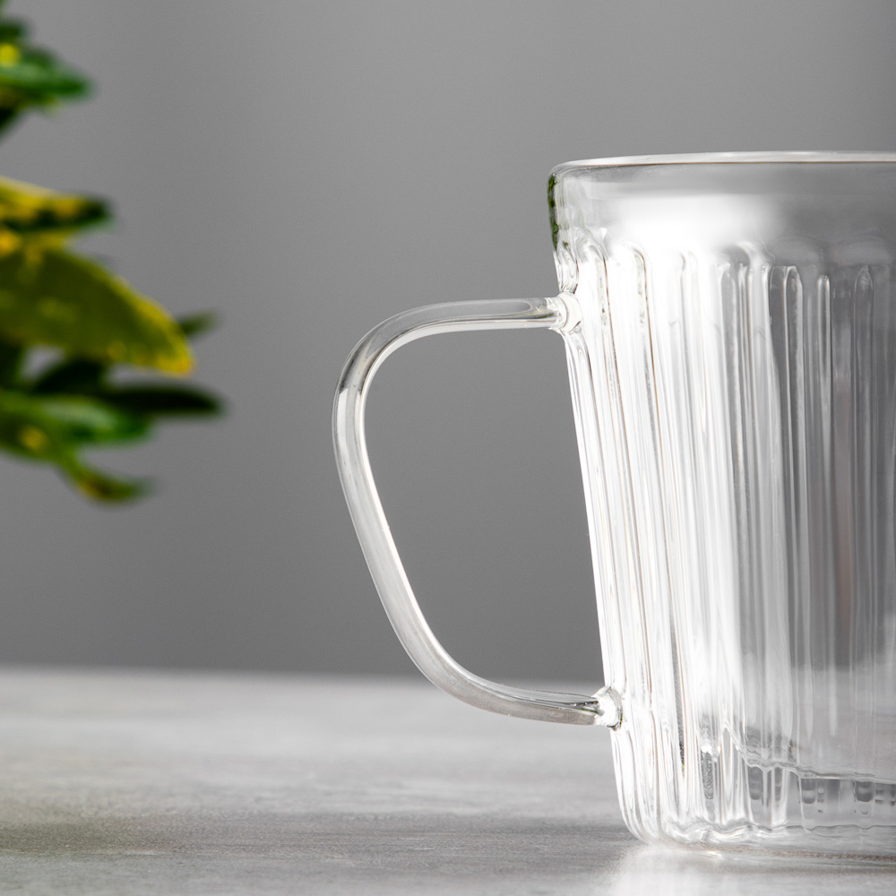 SATOSHI Кружка с двойными стенками, 350мл, стекло - #7