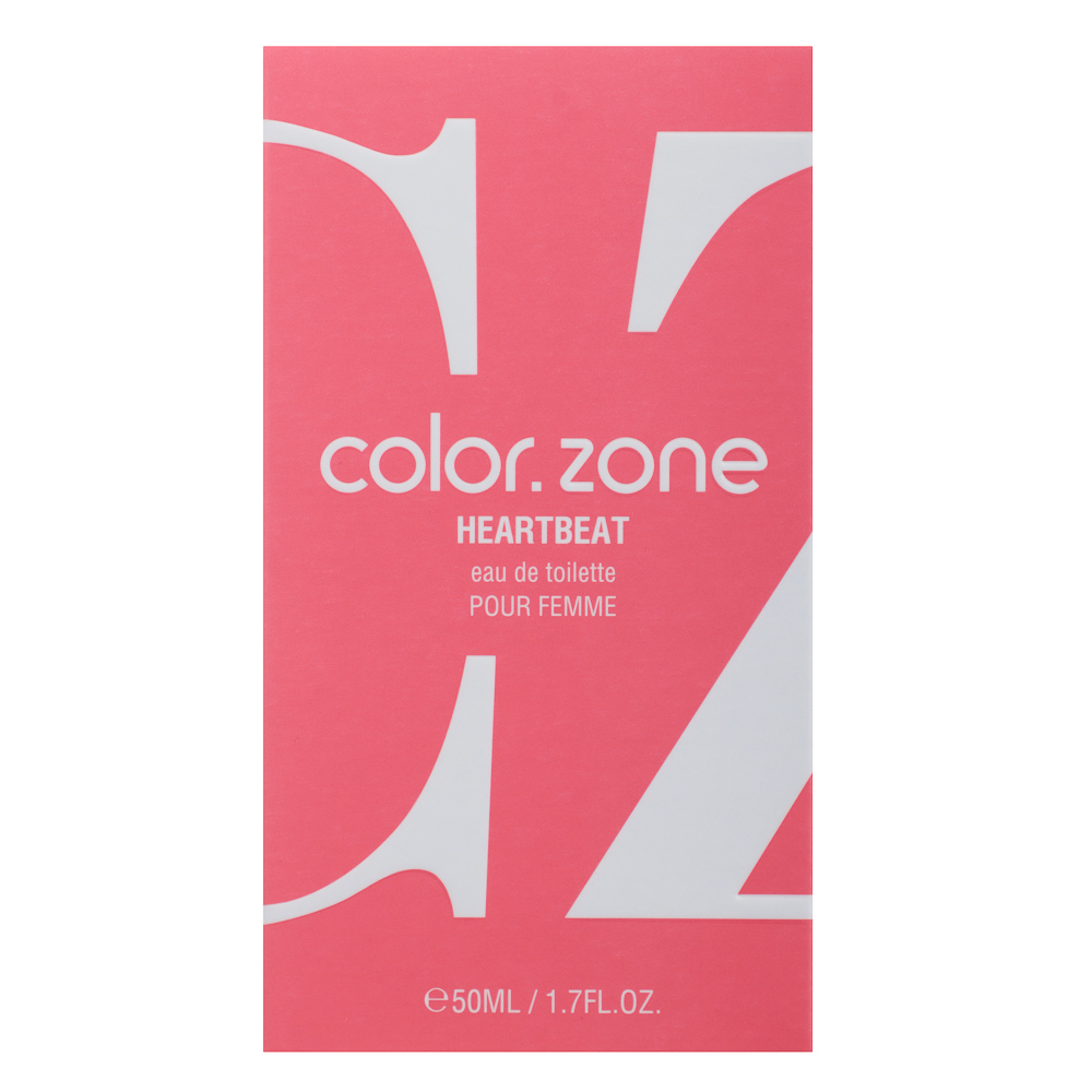 Туалетная вода женская тм UNIQUE color.zone Heartbeat, 50 мл - #6