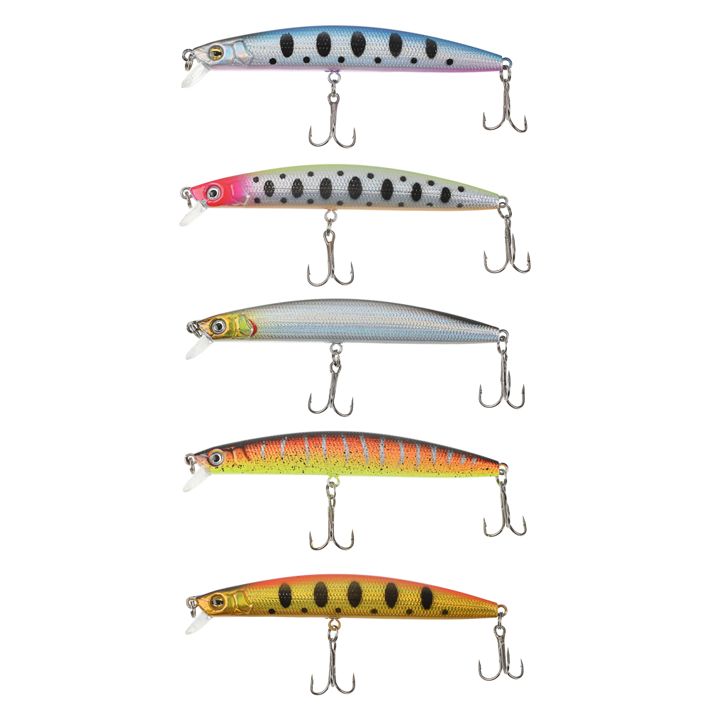 Воблер "Слим Минноу Лонг" тм AZOR FISHING, F, 8,8гр, 107мм, 0,5-1,0м, 5 цветов - #1