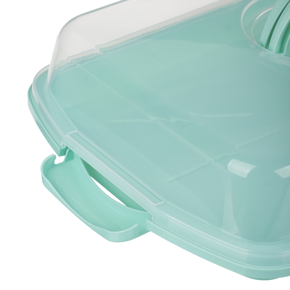 Контейнер-хлебница, прямоугольный, 45*29*8,5см, 2 цвета, пластик - #6