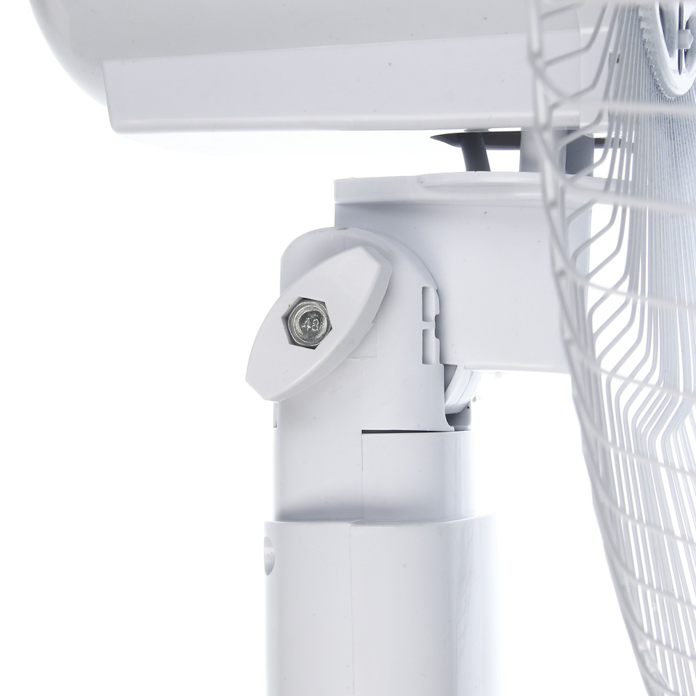 Вентилятор напольный тм LEBEN 45Вт, 3 скорости, диаметр 43см, 220в, белый - #9