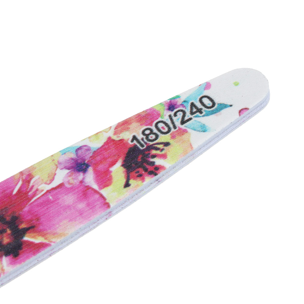 Пилка шлифовальная тм ЮL 2-х сторонняя, 180/240 грит, ЭВА, пластик, 17,8 см, 4 дизайна - #5