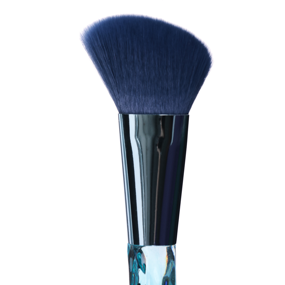 Кисть для румян или коррекции скул ЮниLook, ворс нейлон, 16,7 см, 1-2 дизайна - #4