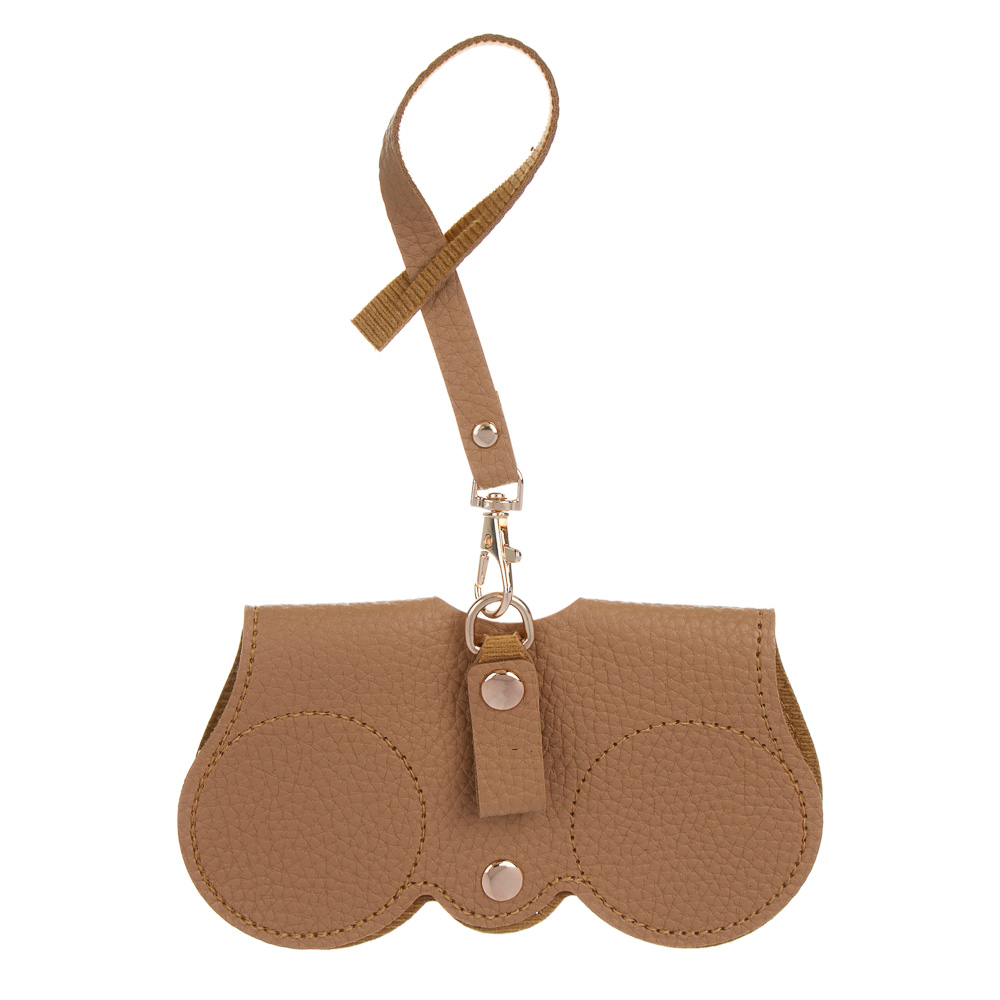 ЮL Футляр для очков на кнопке с подвесом, ПУ, 14,5х8см, 5 цветов - #2