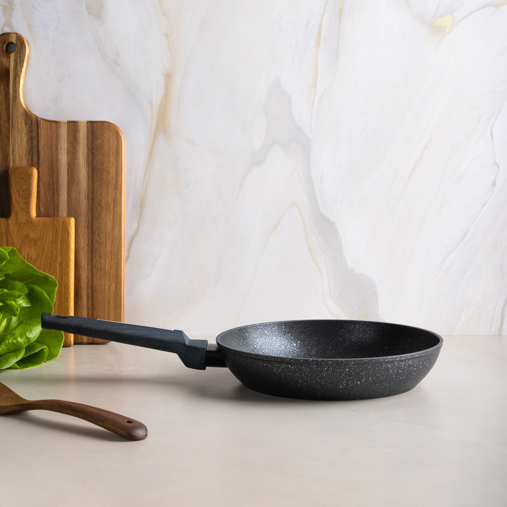 SATOSHI Гардан Сковорода литая d24см, антипригарное покрытие мрамор, индукция - #13