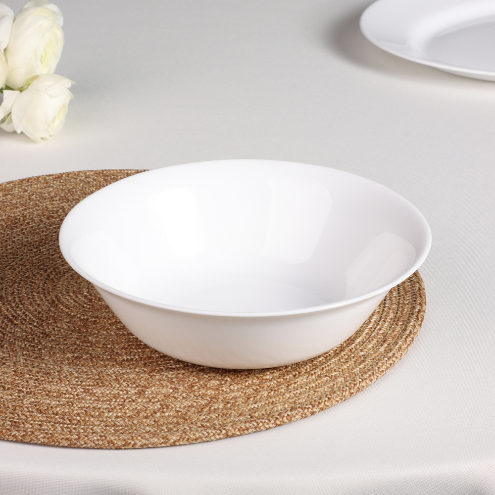 MILLIMI Белана Салатник, опаловое стекло, 19см - #6