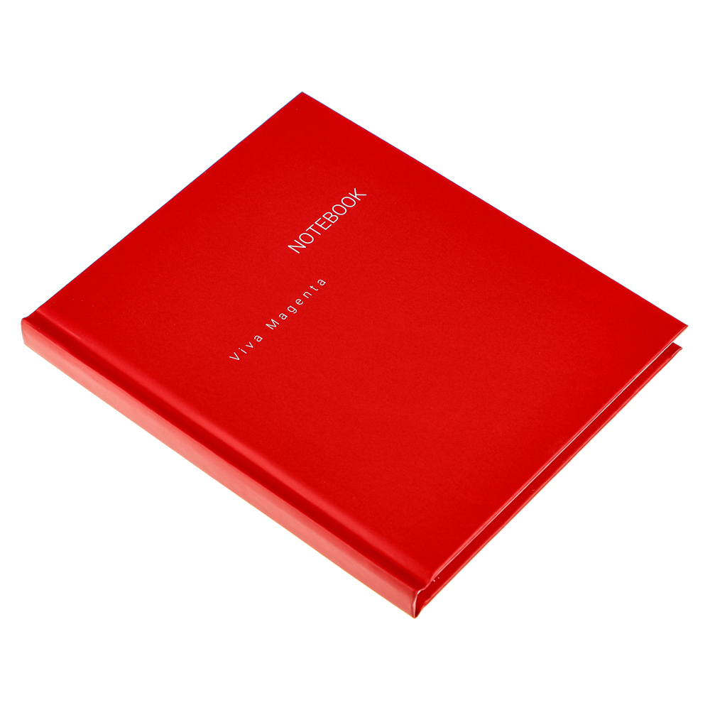 Записная книжка А6, 100х140 мм, 80л., тв.обложка, цвет "Вива Маджента", блок 80гр, бумага - #2