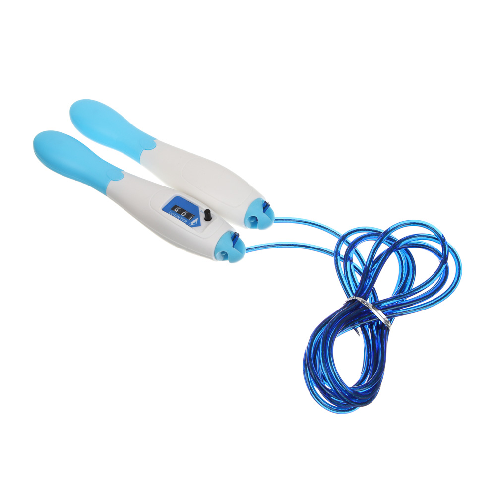 Скакалка со счетчиком тм BY SPORT, 3 м, d4мм, ПП, сталь, 4 цвета - #4