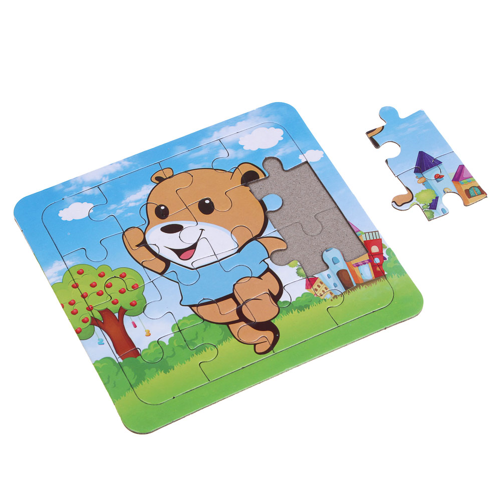 ХОББИХИТ Набор для творчества "Пазл-раскраска" 6 штук, 16,5х2,3х20см, картон, 2 дизайна - #7