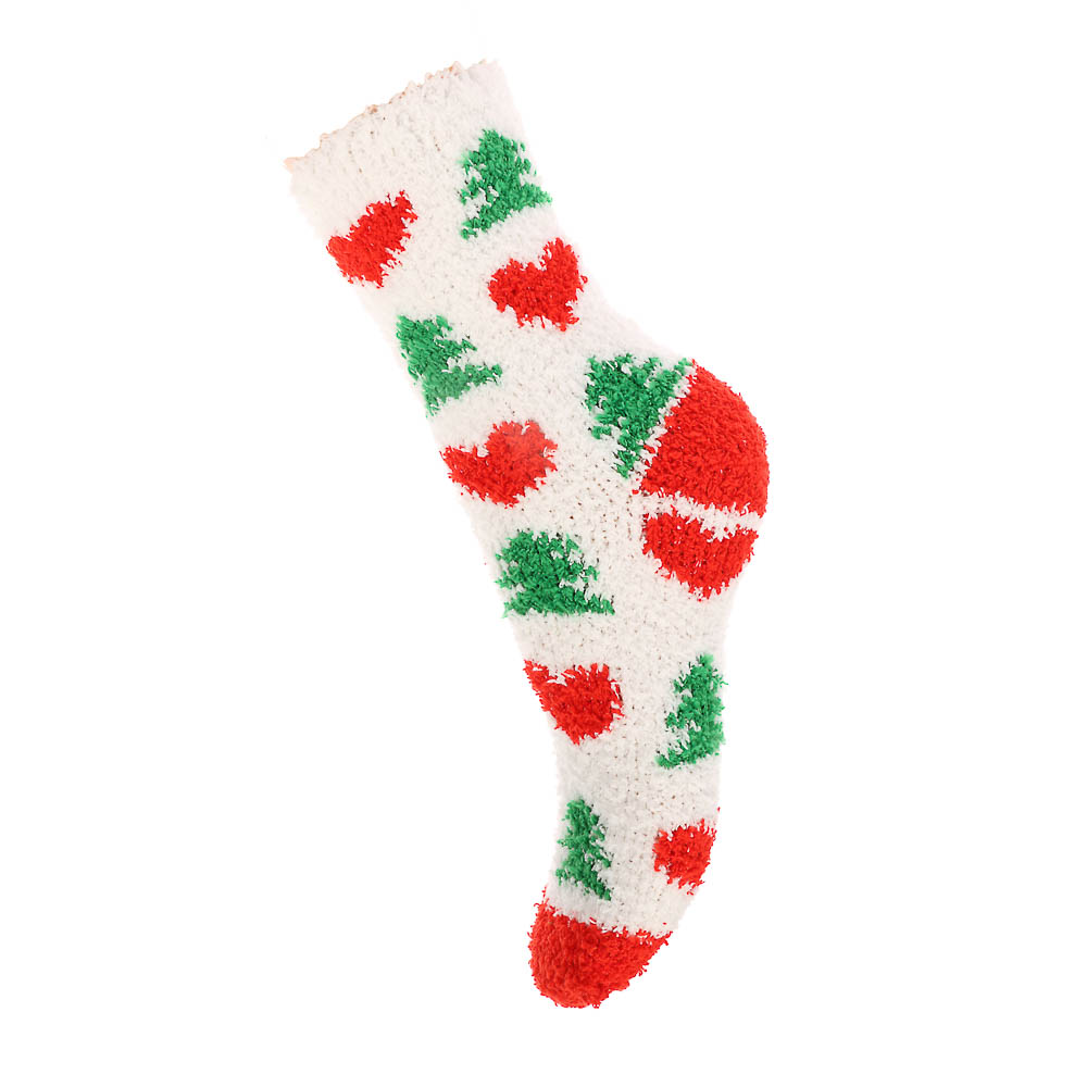 GALANTE Носки женские махровые "травка", р.23-25, 95% полиэстер, 5% спандекс, разноцветные, арт.1 - #2