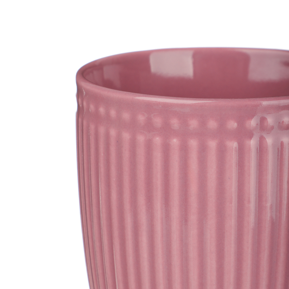 MILLIMI Набор кружек 4 шт, 380мл., цвет.однотон.рельеф, фарфор - #5