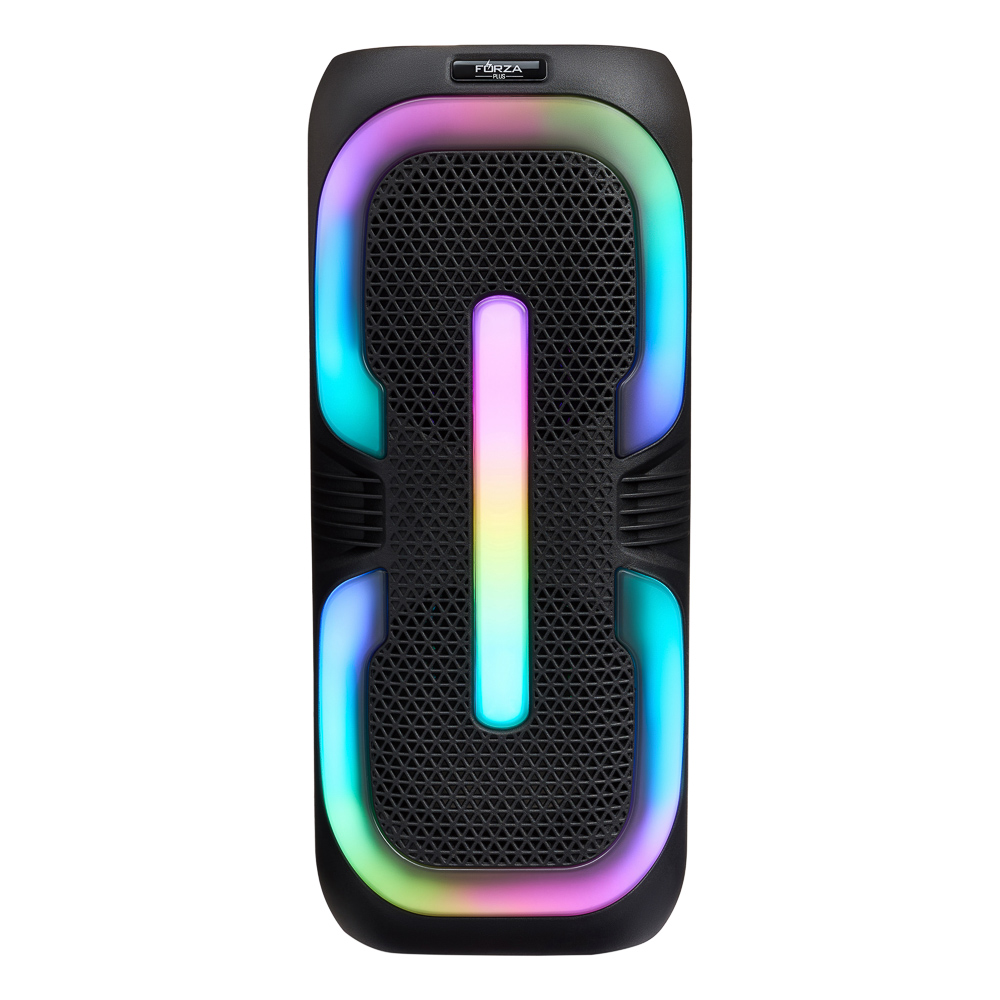 FORZA Колонка беспроводная Radiance, 20Вт,светомузыка,2400мАч,TWS,USB,BT 5.3,ВШГ 46x20x20см, черный - #1