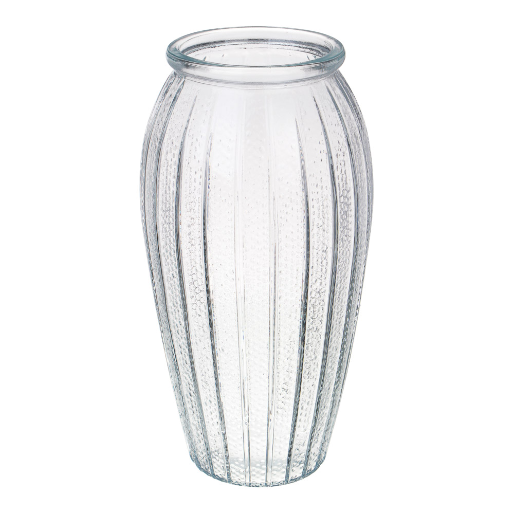 Ваза стеклянная, 8х10х26 см - #1
