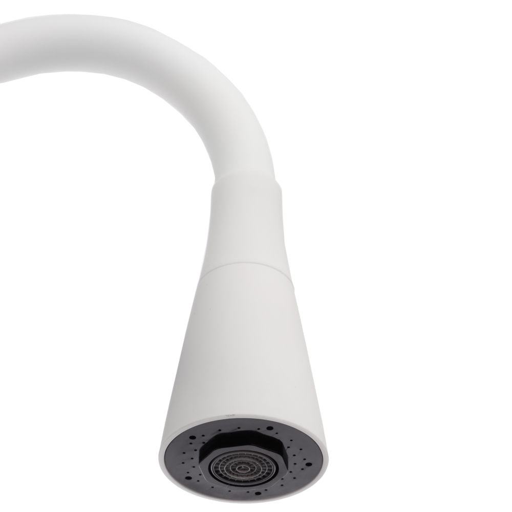 Излив смесителя для кухни, силиконовый, 2 режима, белый - #2