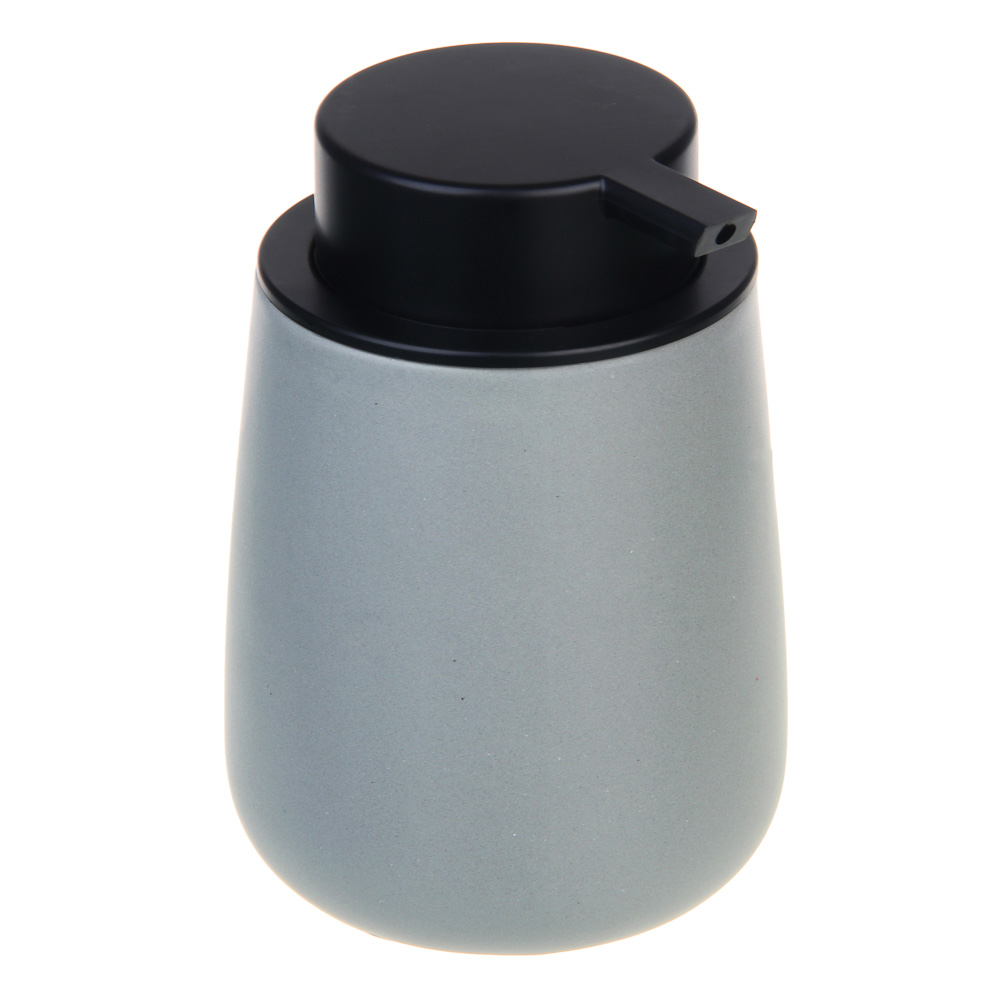 VETTA Дозатор для жидкого мыла, 320 мл, 13x9x9 см, керамика, "Космос", серый - #1