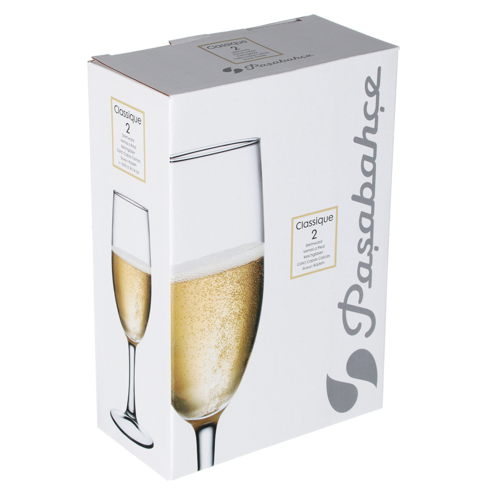 Набор бокалов для шампанского 2 шт., 250 мл, PASABAHCE Classique - #3