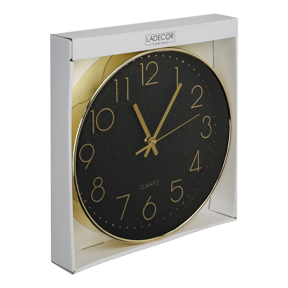 Часы настенные Ladecor chrono, цвет серый космос - #3
