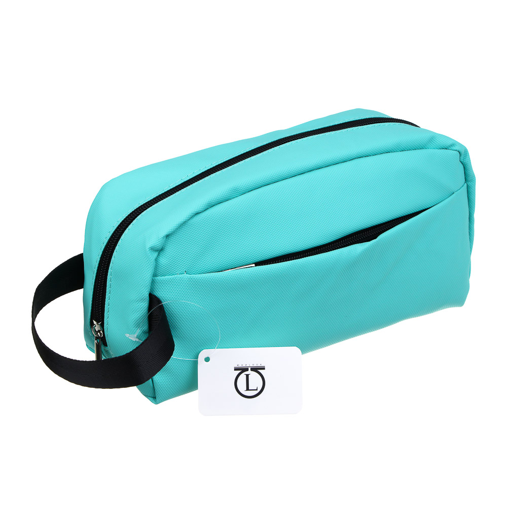 ЮL Несессер дорожный, из водоотталкивающей ткани, 2 отделения, ПЭ, ПУ, 24х13х9см, 3 цвета - #6