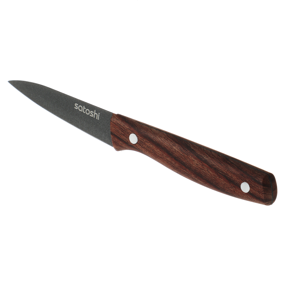 SATOSHI Меллер Нож для фруктов и овощей 9см, нерж.сталь с антиналипающим покрытием - #4