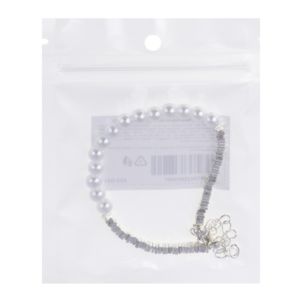 Браслет, бижутерия, сплав, пластик, БЖ-39 - #7