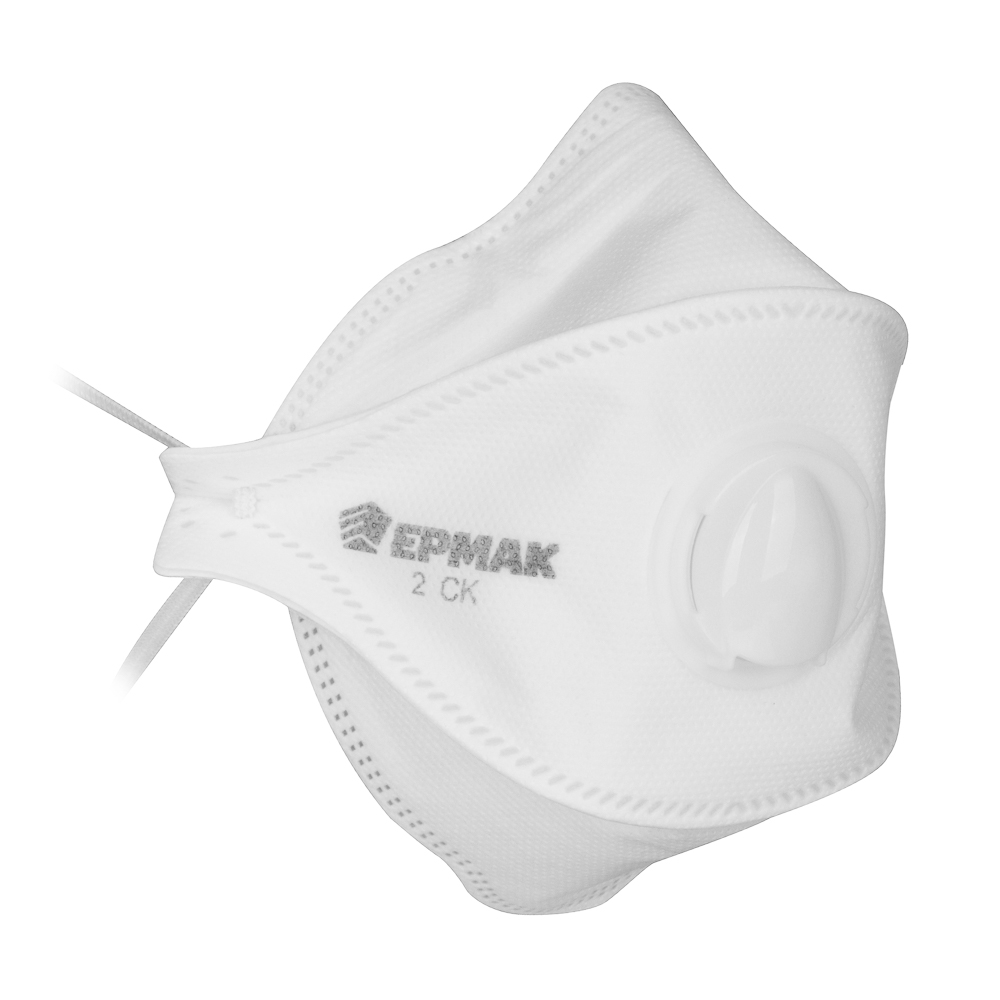 ЕРМАК Респиратор 2CK противоаэрозольный с клапаном FFP2, защита от пыли и аэрозолей до 12 ПДК - #1