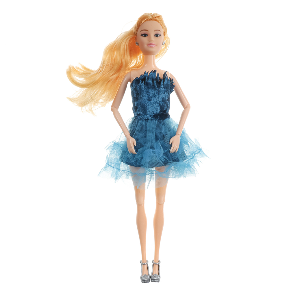 ИГРОЛЕНД Кукла нарядная шарнирная, 29 см, PP, PVC, полиэстер, 8х4х32 см, 4 дизайна - #25