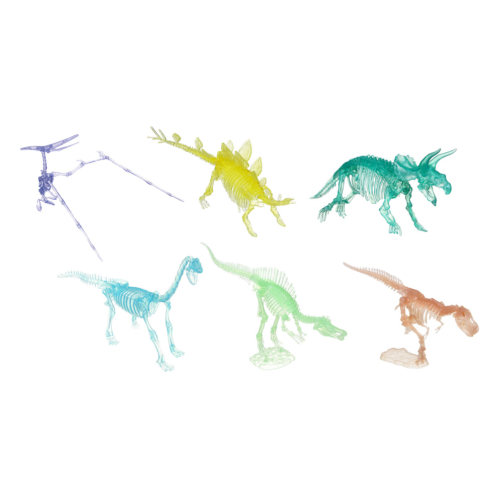 ИГРОЛЕНД 3D Пазл "Скелет динозавра", ABS, 8х15х2,5 см, 6 дизайнов - #2