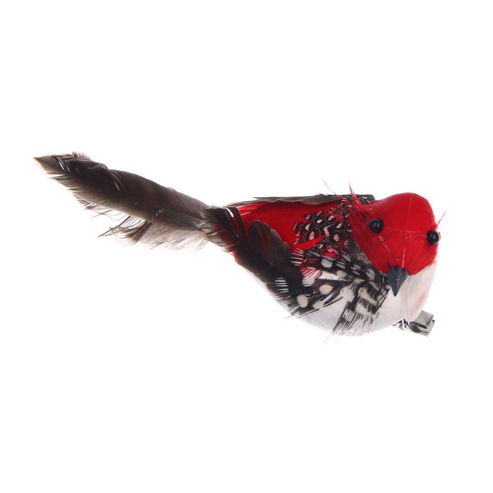 Птица на прищепке тм INBLOOM, 14x4см, пенополистирол, перо - #3