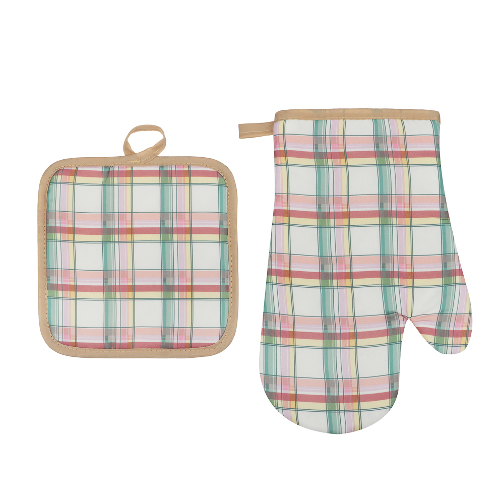 PROVANCE Ботаника Комплект прихваток 2шт, 17х17, 17х27, 100% полиэстер, 2 дизайна - #1