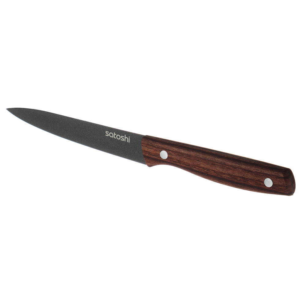 SATOSHI Меллер Нож кухонный универсальный 12,7см, нерж.сталь с антиналипающим покрытием - #4