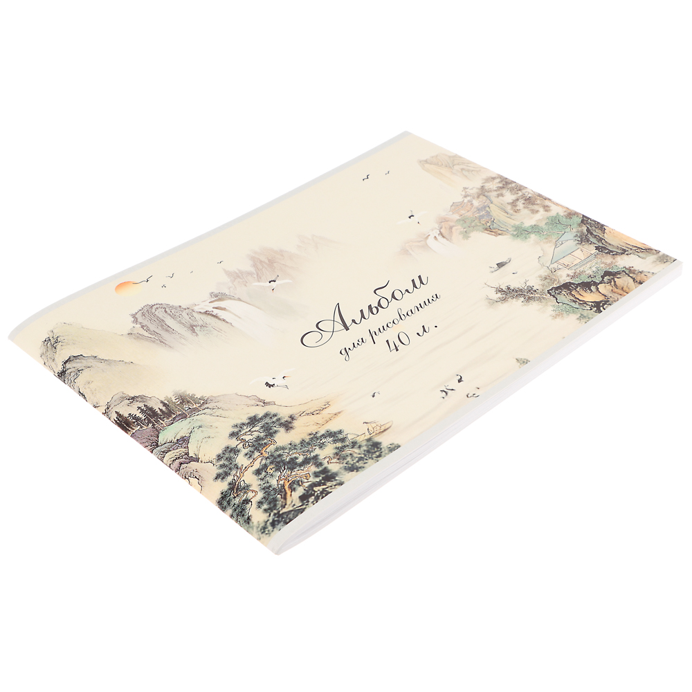 ClipStudio Альбом для рисования A4 40л., офсет 90г/м2, обл. картон, скрепка, 4 дизайна - #10