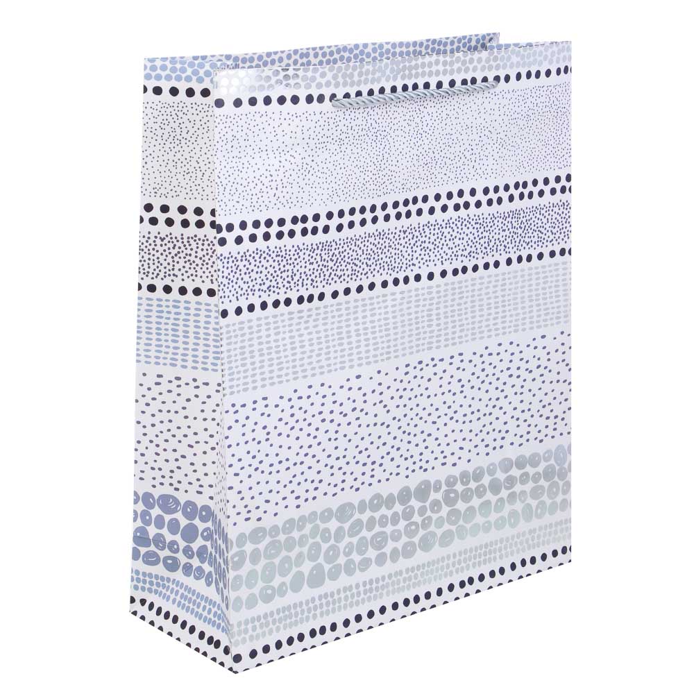 Пакет подарочный, высококачеств. бумага, тиснение фольгой, 26x32x10см, полосы, 210гр, 4 дизайна - #5