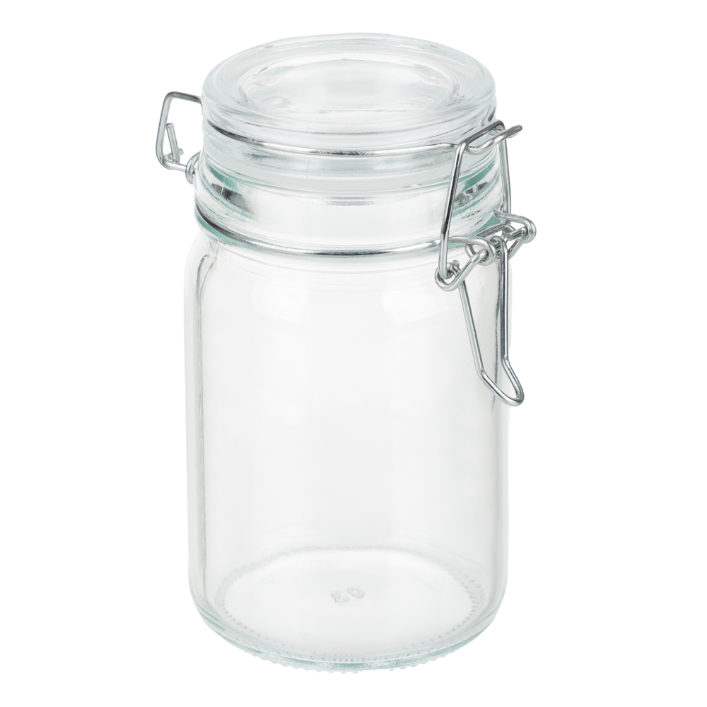 Банка для сыпучих продуктов, стекло, стекл.крышка 250 мл - #3
