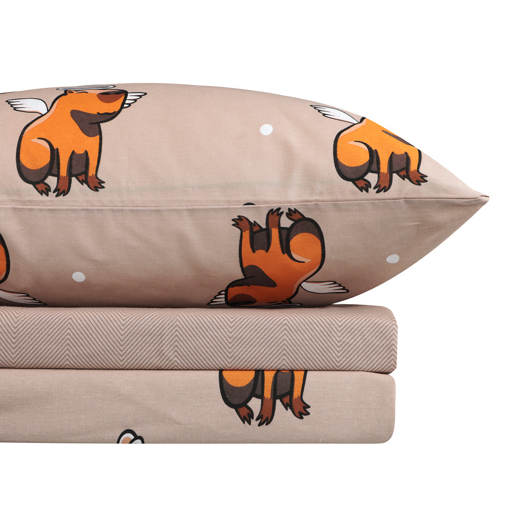 PROVANCE Капибары Комплект постельного белья 1,5 (3 предмета), бязь, 100% хлопок - #1